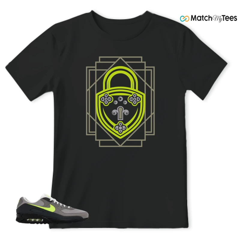 NIKE AIR MAX 90 NEON SNEAKER Matching Tees t-shirt
