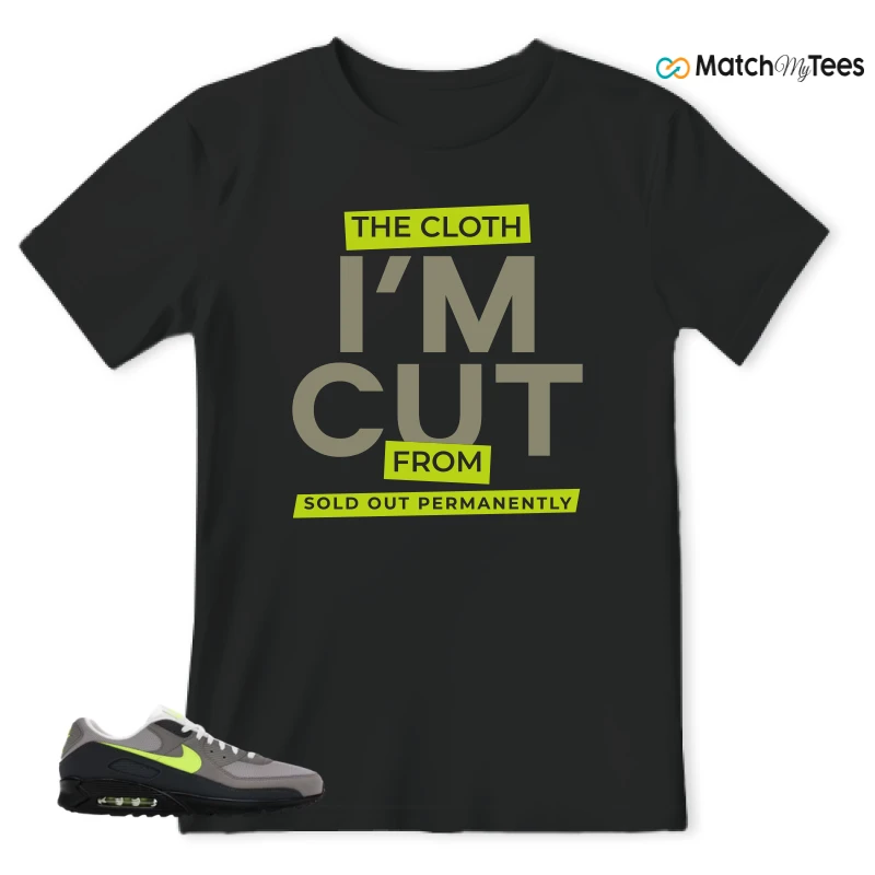 NIKE AIR MAX 90 NEON SNEAKER Matching Tees t-shirt