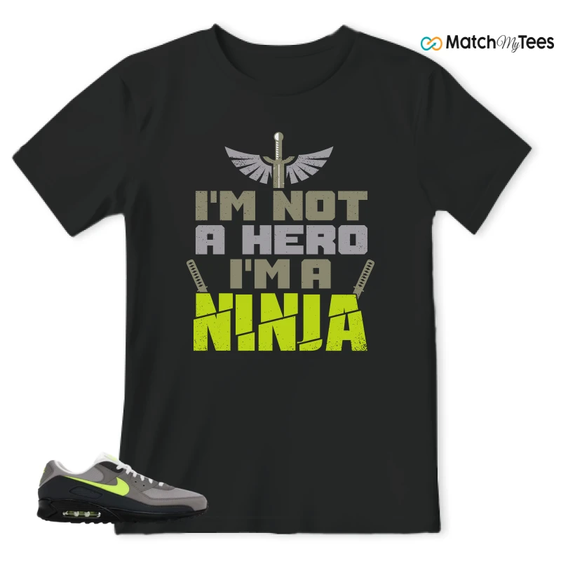 NIKE AIR MAX 90 NEON SNEAKER Matching Tees t-shirt