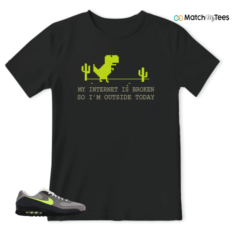 NIKE AIR MAX 90 NEON SNEAKER Matching Tees t-shirt