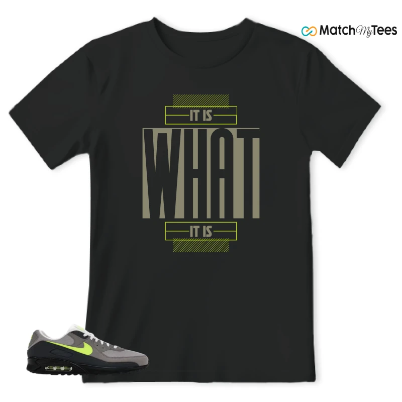 NIKE AIR MAX 90 NEON SNEAKER Matching Tees t-shirt