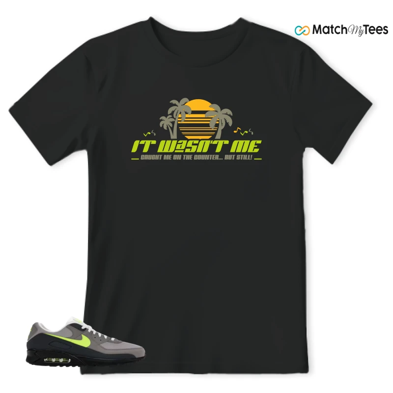 NIKE AIR MAX 90 NEON SNEAKER Matching Tees t-shirt