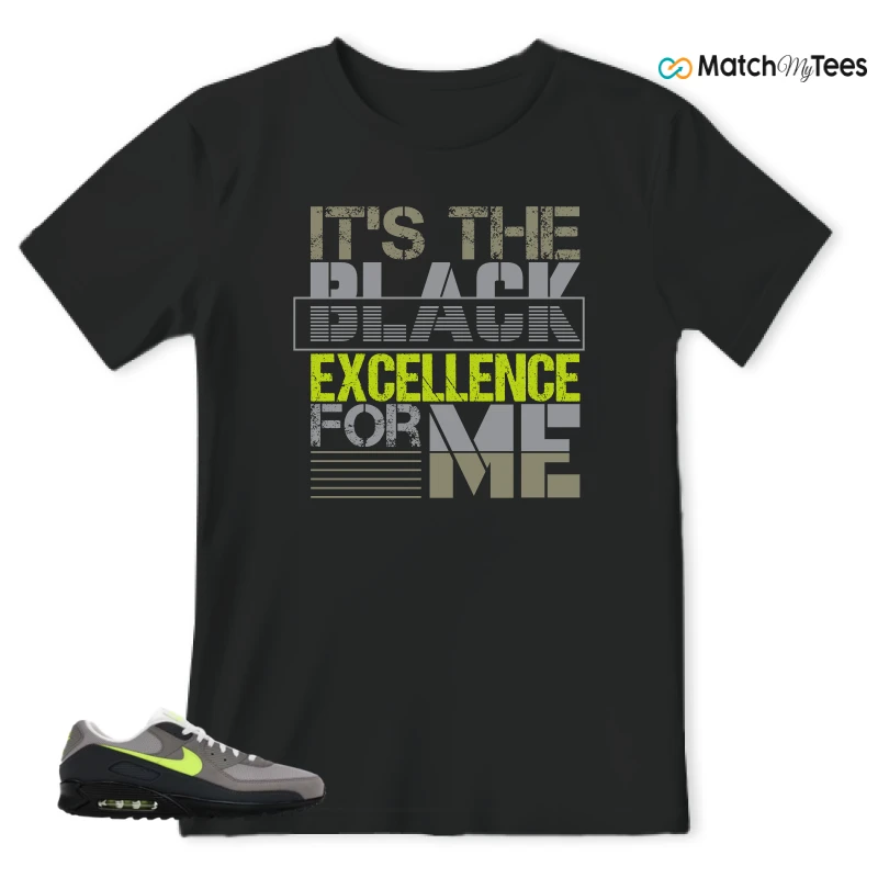 NIKE AIR MAX 90 NEON SNEAKER Matching Tees t-shirt