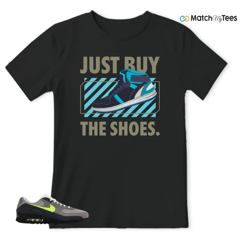 NIKE AIR MAX 90 NEON SNEAKER Matching Tees t-shirt