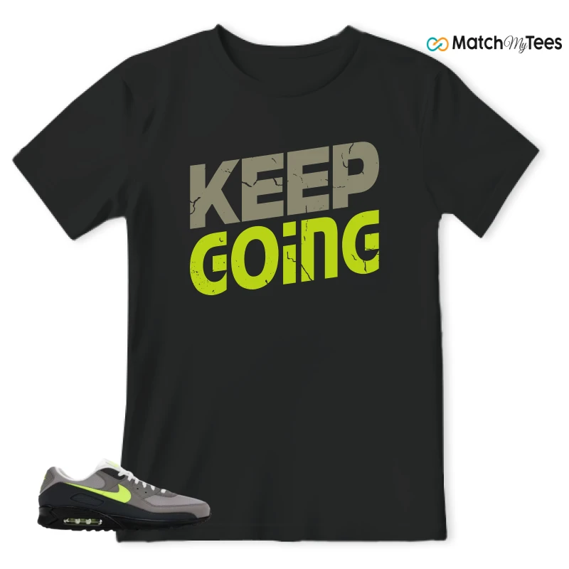NIKE AIR MAX 90 NEON SNEAKER Matching Tees t-shirt
