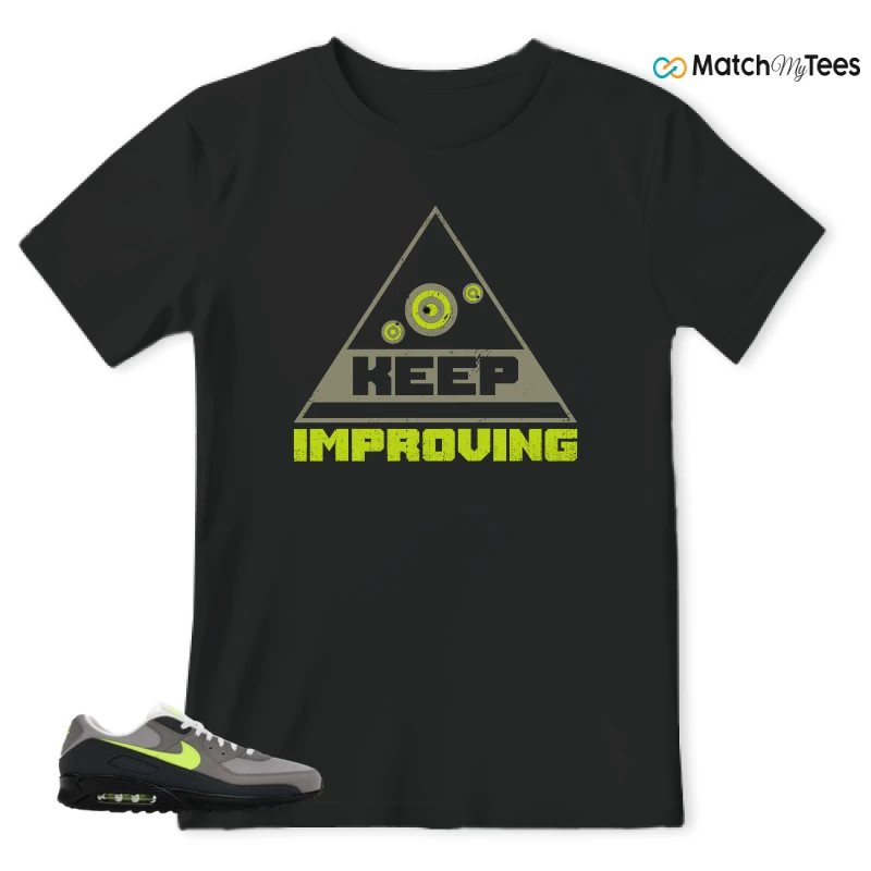 NIKE AIR MAX 90 NEON SNEAKER Matching Tees t-shirt