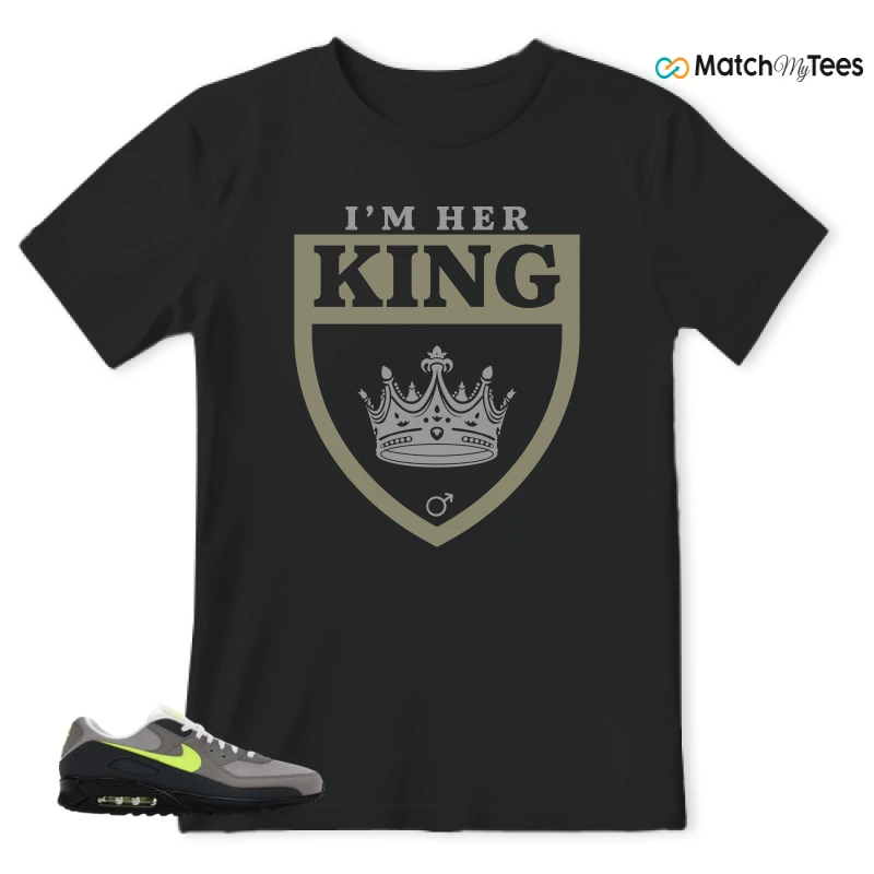 NIKE AIR MAX 90 NEON SNEAKER Matching Tees t-shirt