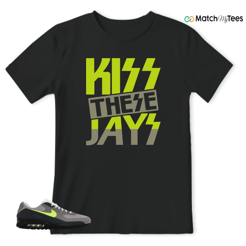 NIKE AIR MAX 90 NEON SNEAKER Matching Tees t-shirt