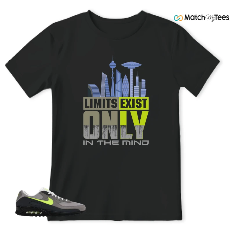 NIKE AIR MAX 90 NEON SNEAKER Matching Tees t-shirt