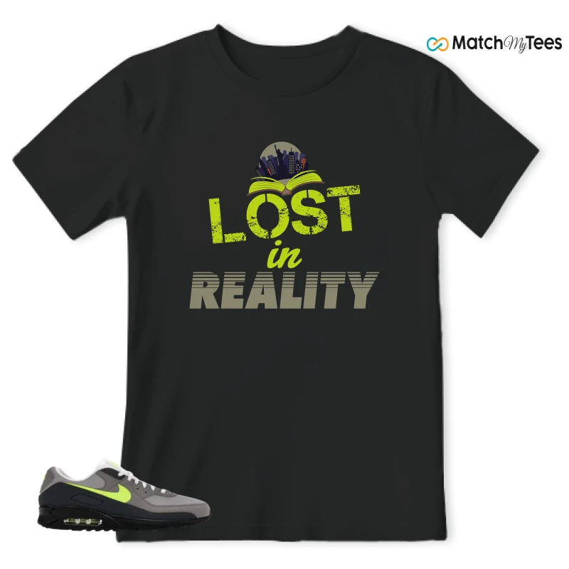 NIKE AIR MAX 90 NEON SNEAKER Matching Tees t-shirt