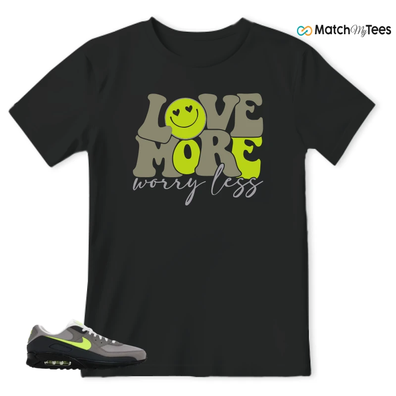 NIKE AIR MAX 90 NEON SNEAKER Matching Tees t-shirt