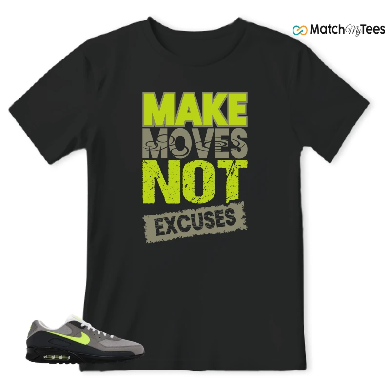 NIKE AIR MAX 90 NEON SNEAKER Matching Tees t-shirt