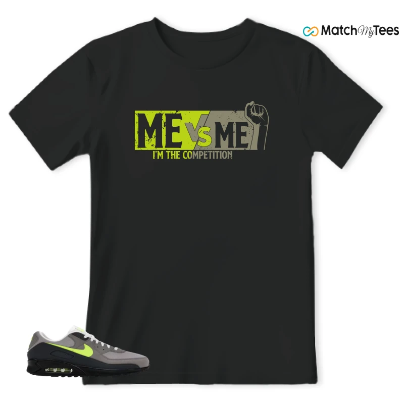 NIKE AIR MAX 90 NEON SNEAKER Matching Tees t-shirt