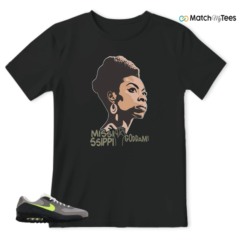 NIKE AIR MAX 90 NEON SNEAKER Matching Tees t-shirt
