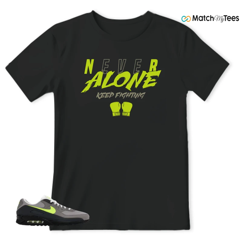 NIKE AIR MAX 90 NEON SNEAKER Matching Tees t-shirt