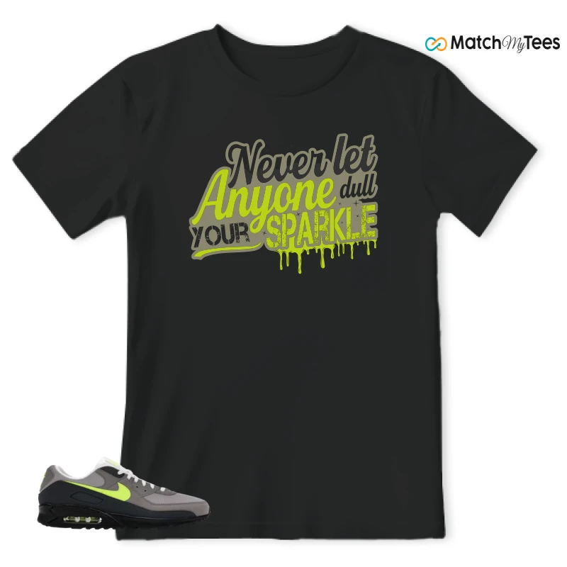 NIKE AIR MAX 90 NEON SNEAKER Matching Tees t-shirt