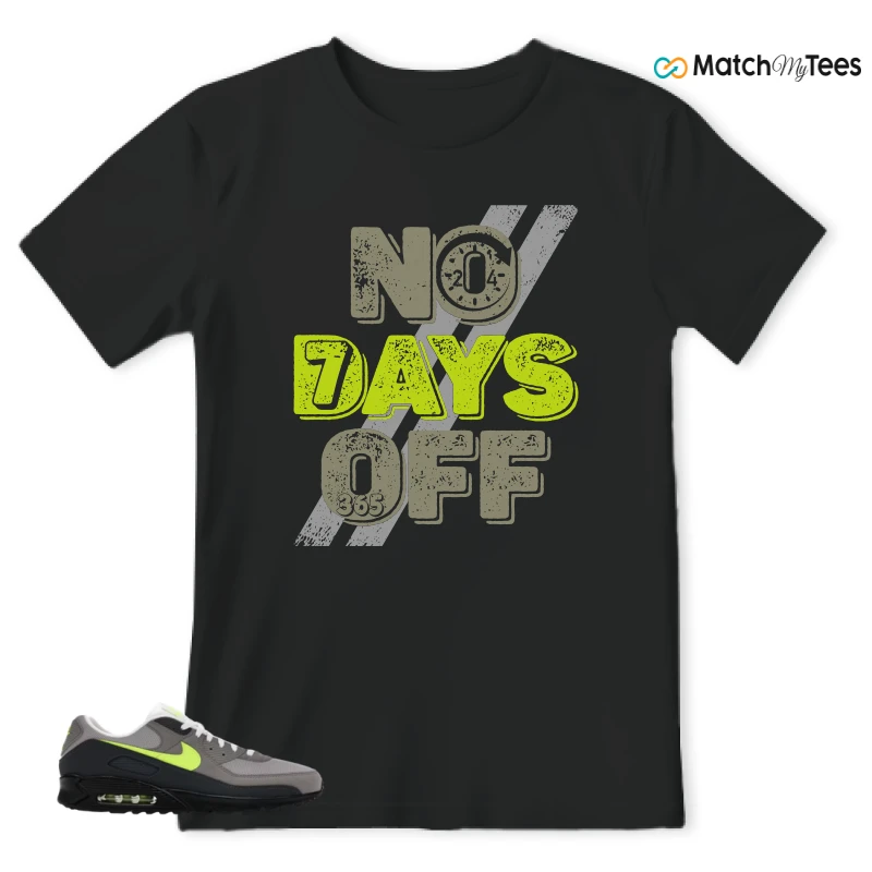 NIKE AIR MAX 90 NEON SNEAKER Matching Tees t-shirt
