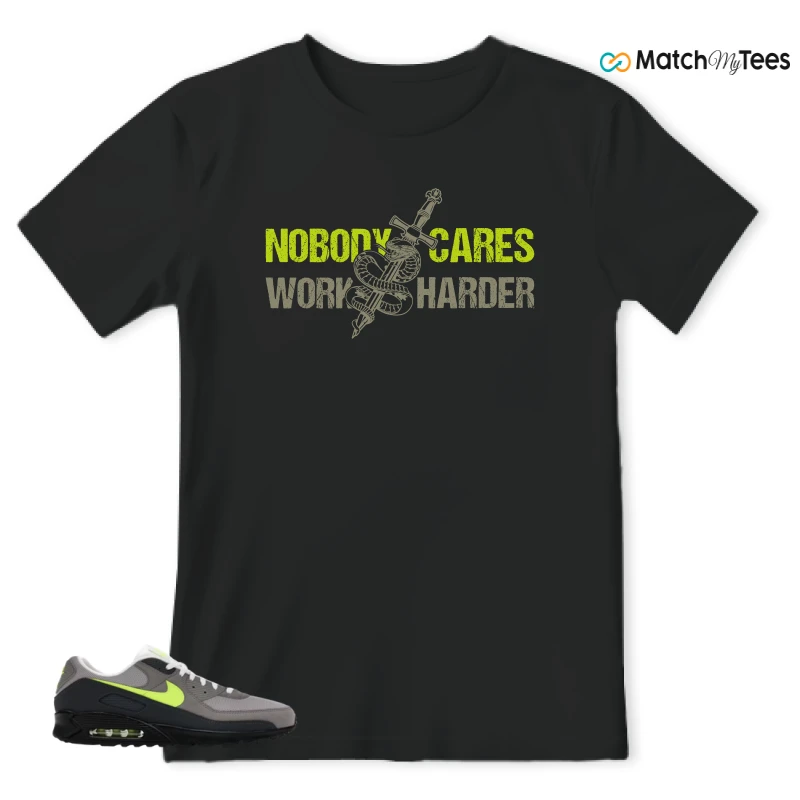 NIKE AIR MAX 90 NEON SNEAKER Matching Tees t-shirt