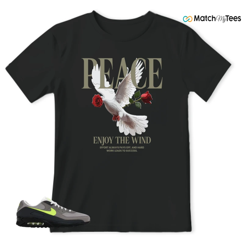 NIKE AIR MAX 90 NEON SNEAKER Matching Tees t-shirt