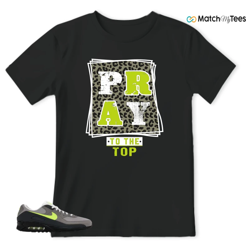NIKE AIR MAX 90 NEON SNEAKER Matching Tees t-shirt