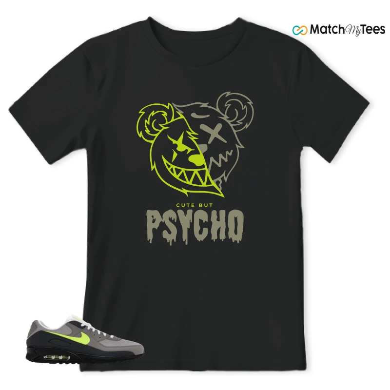 NIKE AIR MAX 90 NEON SNEAKER Matching Tees t-shirt