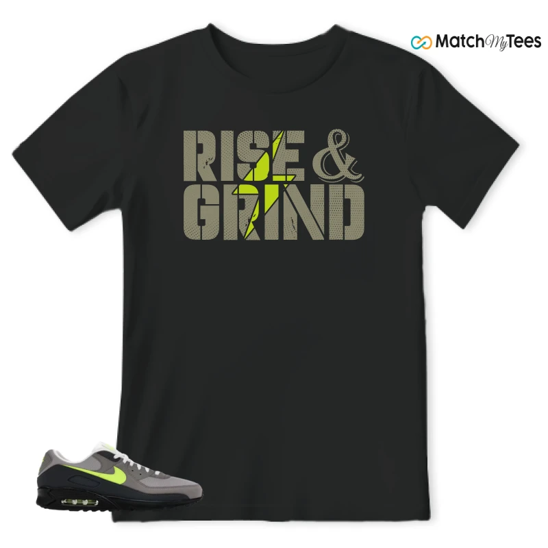 NIKE AIR MAX 90 NEON SNEAKER Matching Tees t-shirt