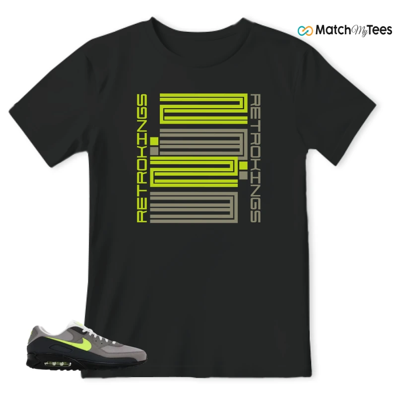 NIKE AIR MAX 90 NEON SNEAKER Matching Tees t-shirt