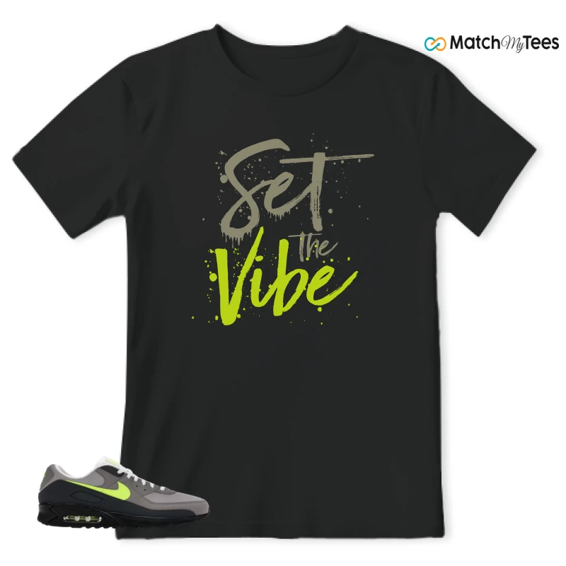 NIKE AIR MAX 90 NEON SNEAKER Matching Tees t-shirt