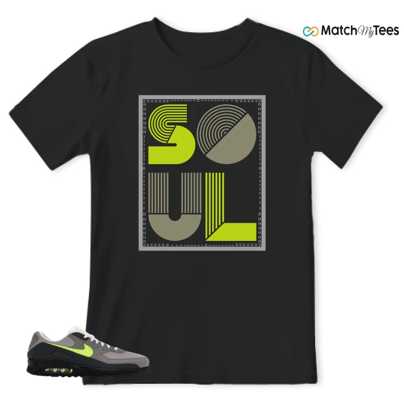 NIKE AIR MAX 90 NEON SNEAKER Matching Tees t-shirt