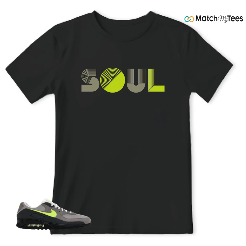 NIKE AIR MAX 90 NEON SNEAKER Matching Tees t-shirt