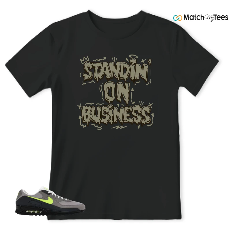 NIKE AIR MAX 90 NEON SNEAKER Matching Tees t-shirt
