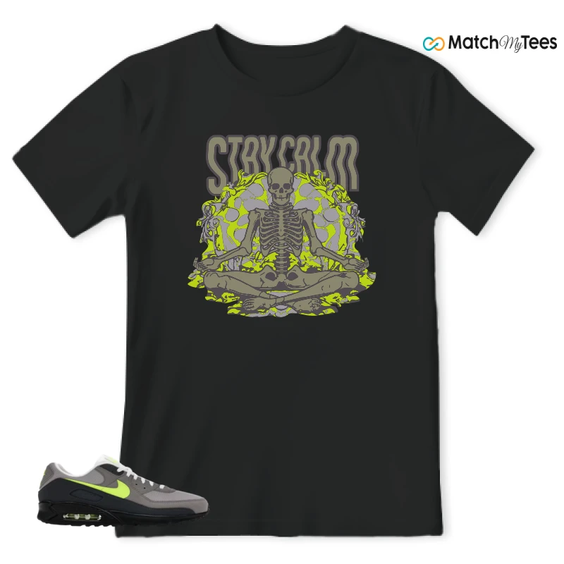 NIKE AIR MAX 90 NEON SNEAKER Matching Tees t-shirt