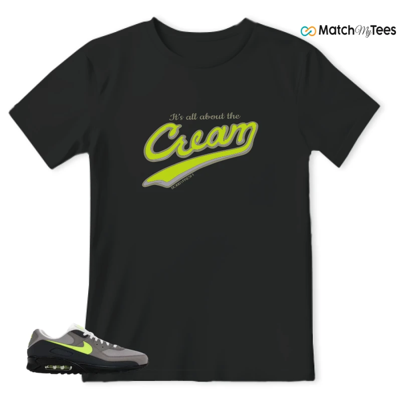NIKE AIR MAX 90 NEON SNEAKER Matching Tees t-shirt