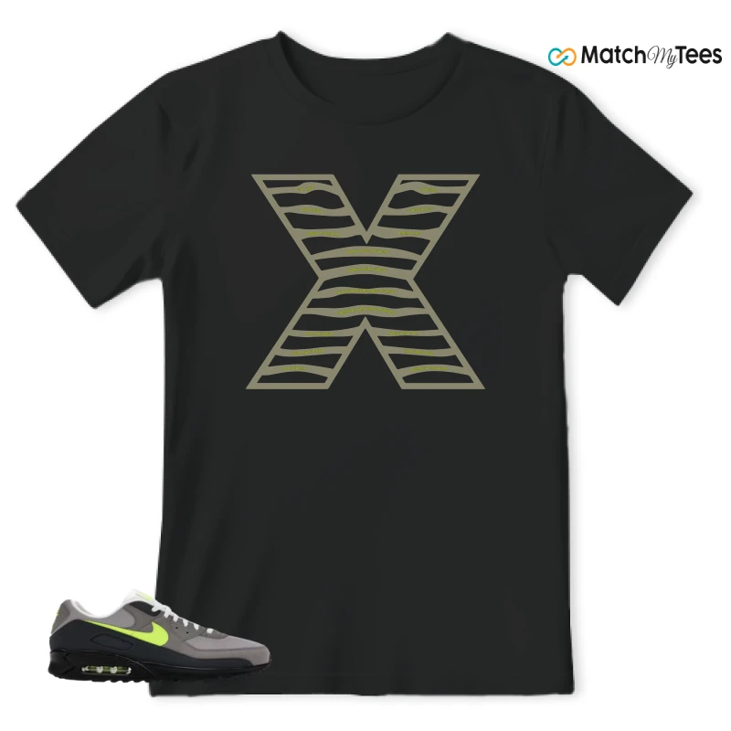 NIKE AIR MAX 90 NEON SNEAKER Matching Tees t-shirt