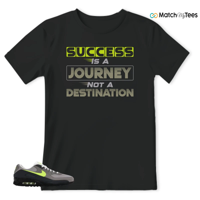 NIKE AIR MAX 90 NEON SNEAKER Matching Tees t-shirt
