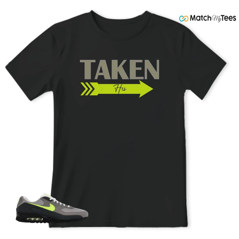 NIKE AIR MAX 90 NEON SNEAKER Matching Tees t-shirt