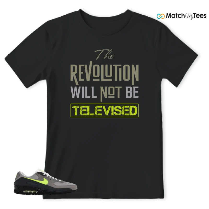 NIKE AIR MAX 90 NEON SNEAKER Matching Tees t-shirt