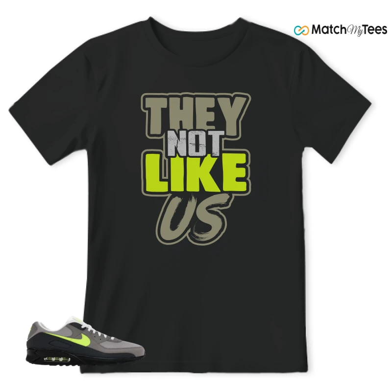 NIKE AIR MAX 90 NEON SNEAKER Matching Tees t-shirt