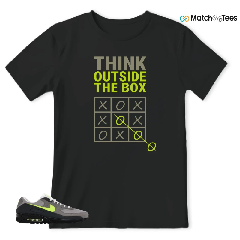 NIKE AIR MAX 90 NEON SNEAKER Matching Tees t-shirt