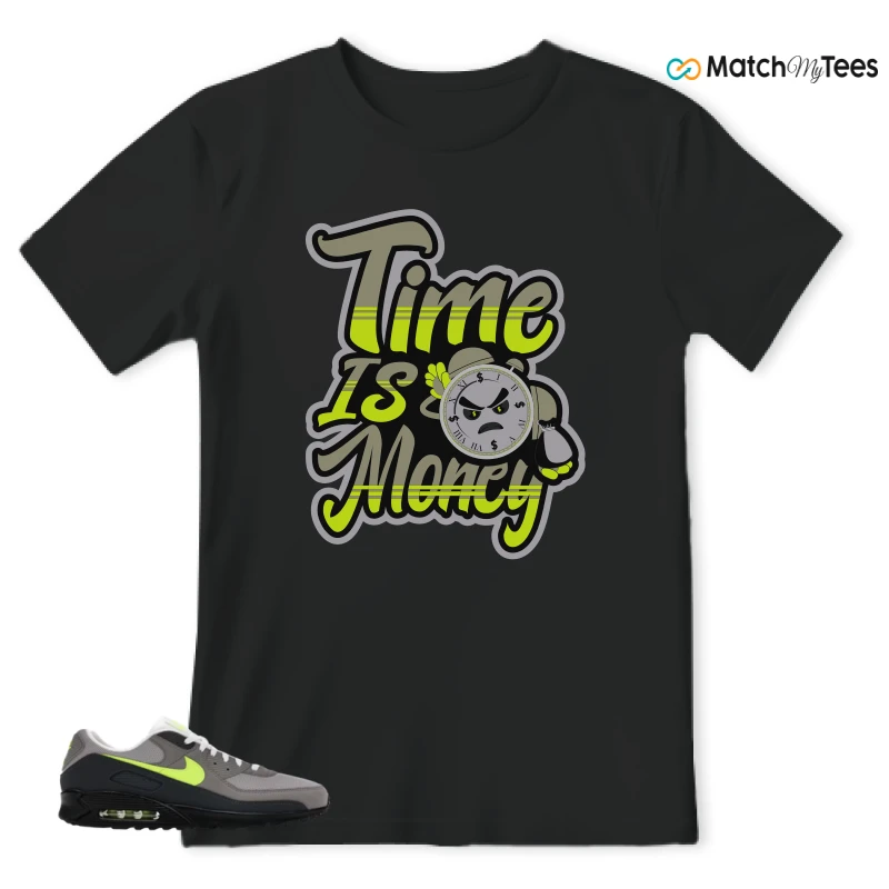 NIKE AIR MAX 90 NEON SNEAKER Matching Tees t-shirt