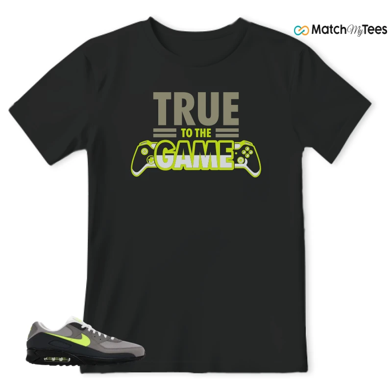 NIKE AIR MAX 90 NEON SNEAKER Matching Tees t-shirt