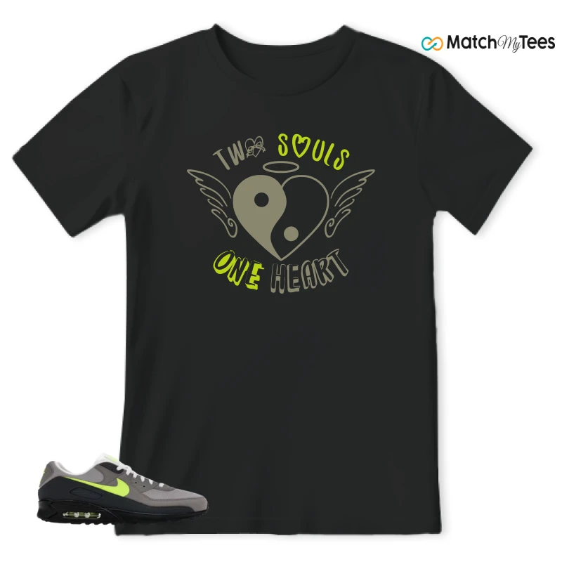 NIKE AIR MAX 90 NEON SNEAKER Matching Tees t-shirt