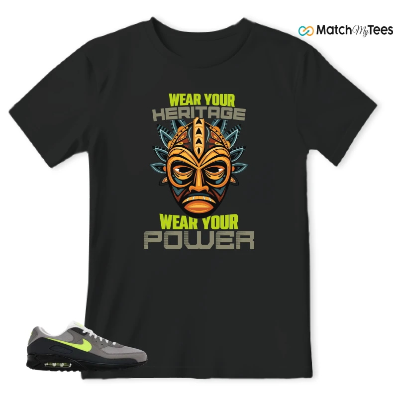 NIKE AIR MAX 90 NEON SNEAKER Matching Tees t-shirt
