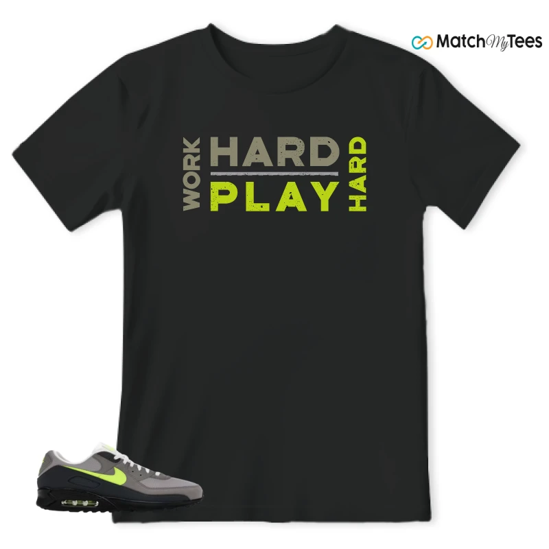 NIKE AIR MAX 90 NEON SNEAKER Matching Tees t-shirt