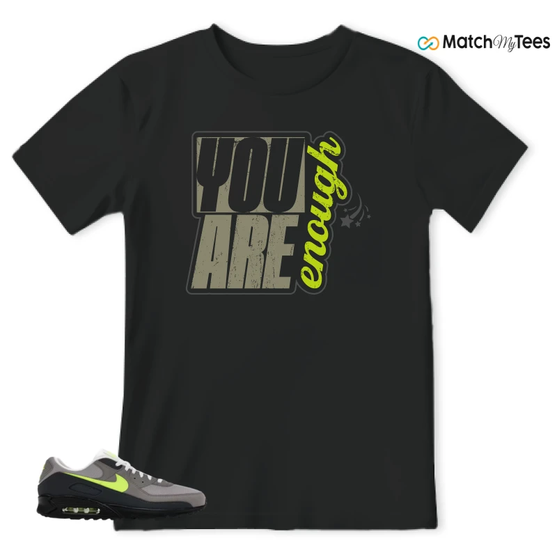 NIKE AIR MAX 90 NEON SNEAKER Matching Tees t-shirt