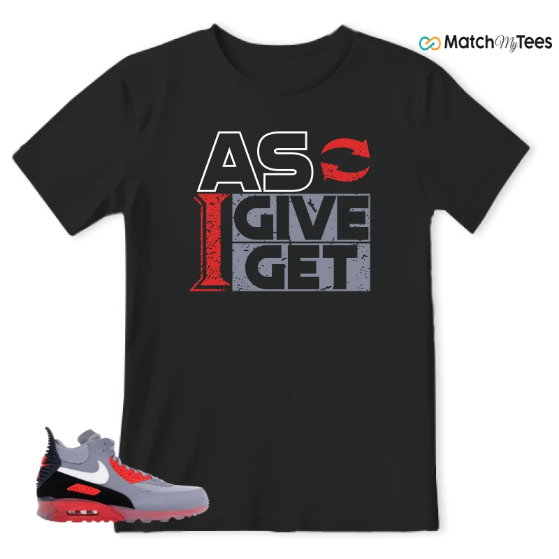 NIKE AIR MAX 90 SNEAKERBOOT ICE WOLF GREY INFRARED SNEAKER Matching Tees t-shirt