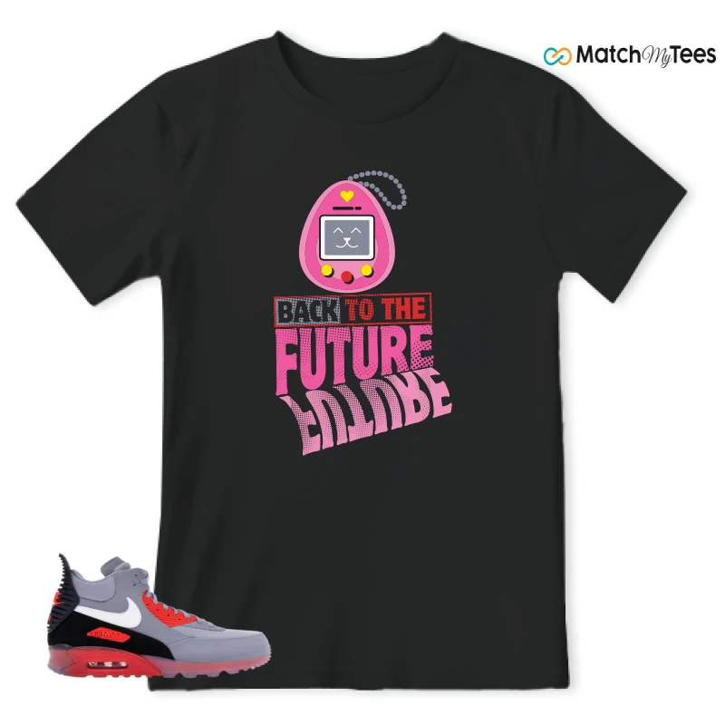 NIKE AIR MAX 90 SNEAKERBOOT ICE WOLF GREY INFRARED SNEAKER Matching Tees t-shirt