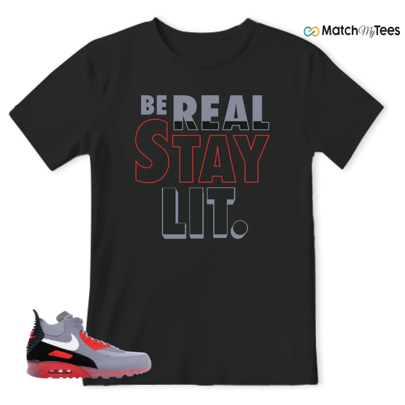 NIKE AIR MAX 90 SNEAKERBOOT ICE WOLF GREY INFRARED SNEAKER Matching Tees t-shirt