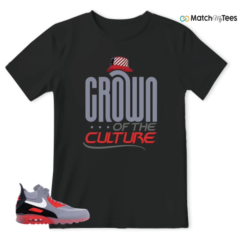 NIKE AIR MAX 90 SNEAKERBOOT ICE WOLF GREY INFRARED SNEAKER Matching Tees t-shirt