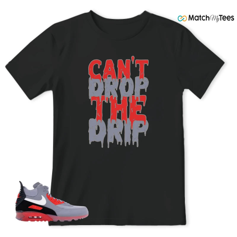 NIKE AIR MAX 90 SNEAKERBOOT ICE WOLF GREY INFRARED SNEAKER Matching Tees t-shirt